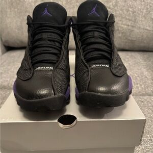 Jordan Sneakers in Black and Purple